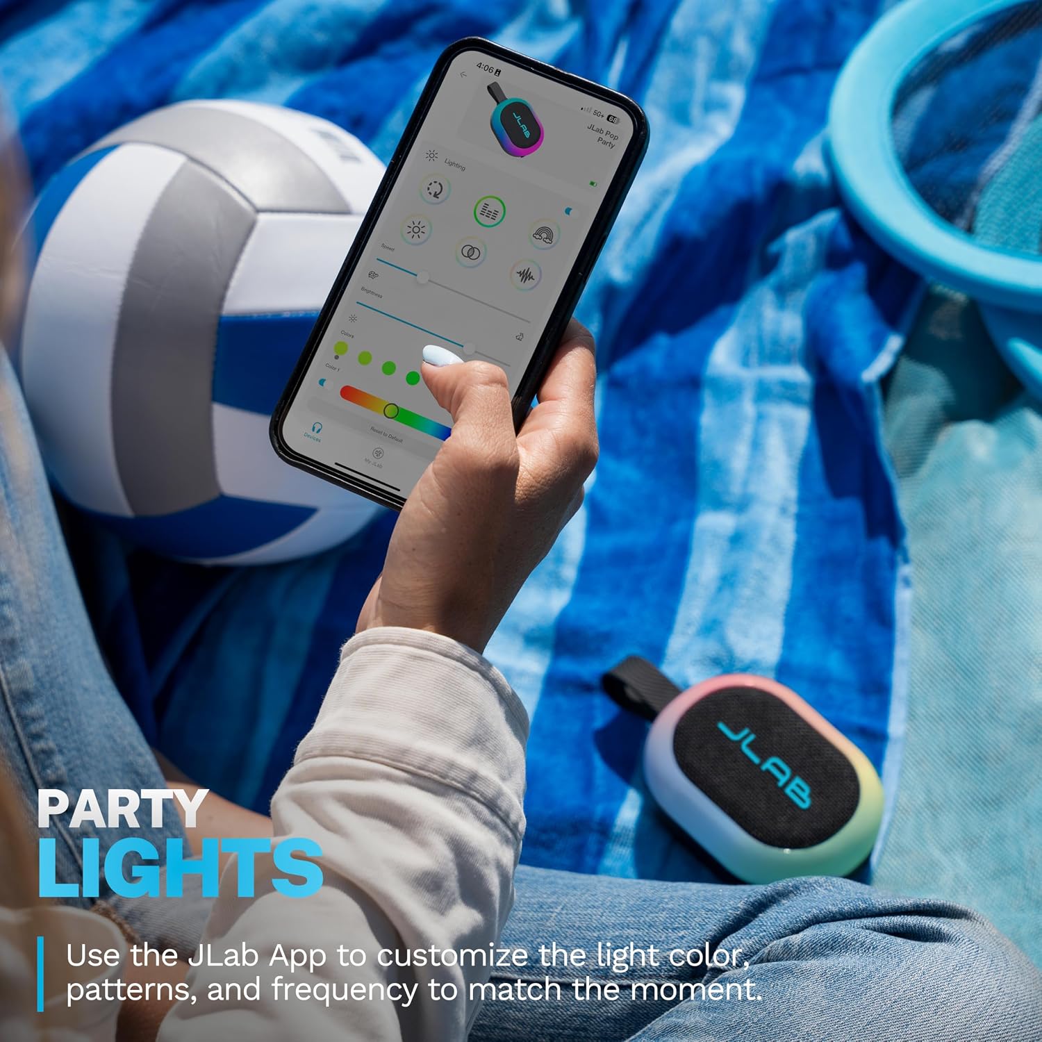 Detalle de JLab Pop Party enceinte Bluetooth 5W