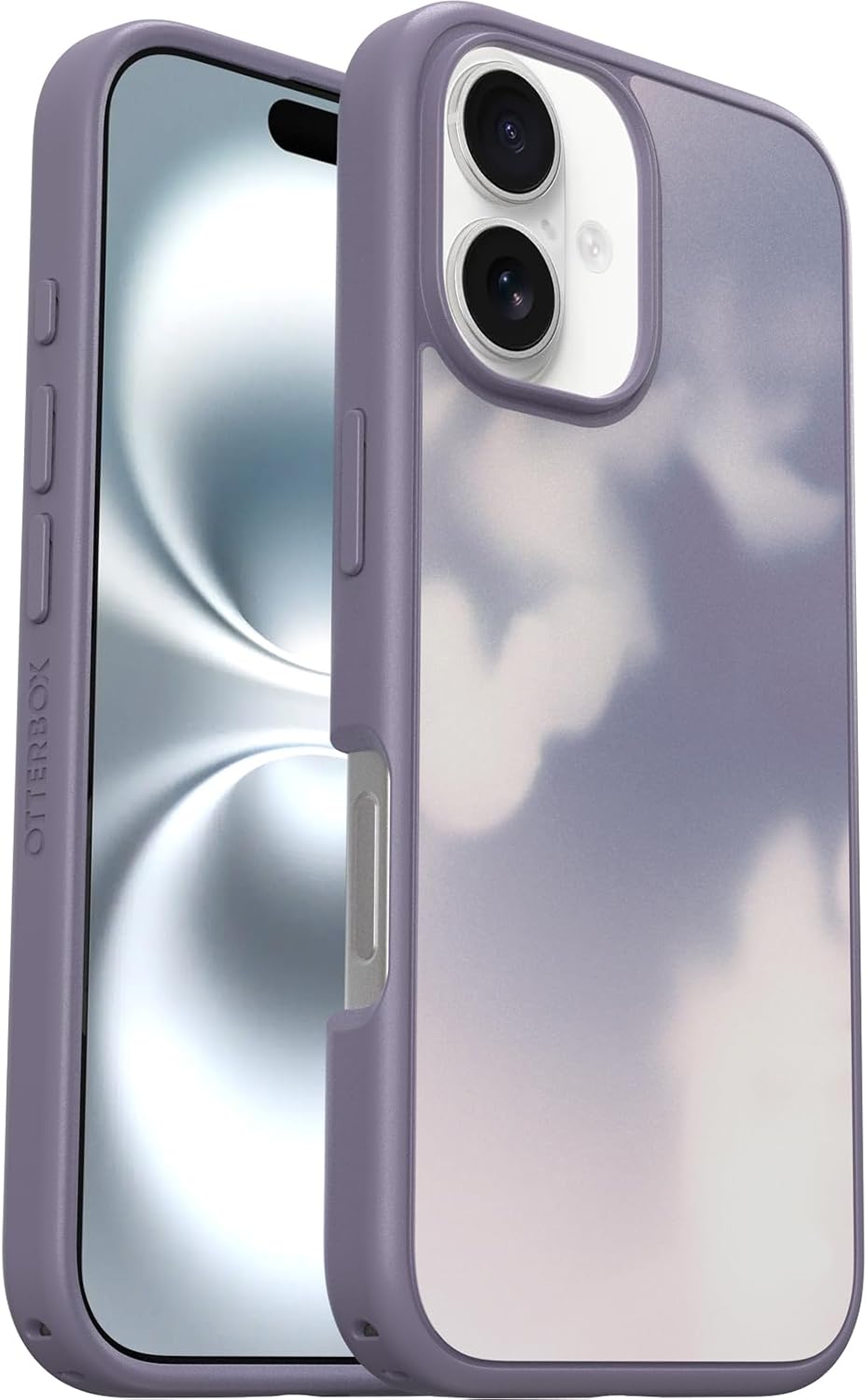 Detalle de Coque OtterBox Symmetry Series MagSafe pour iPhone 16, antichoc, résiste aux chutes, bleu nuage 🚚