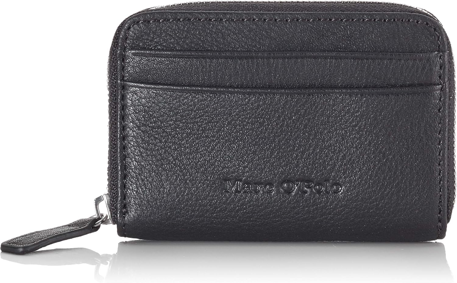 Detalle de Portefeuille femme Marc O'Polo Freya en cuir – Bourse zippée, taille unique