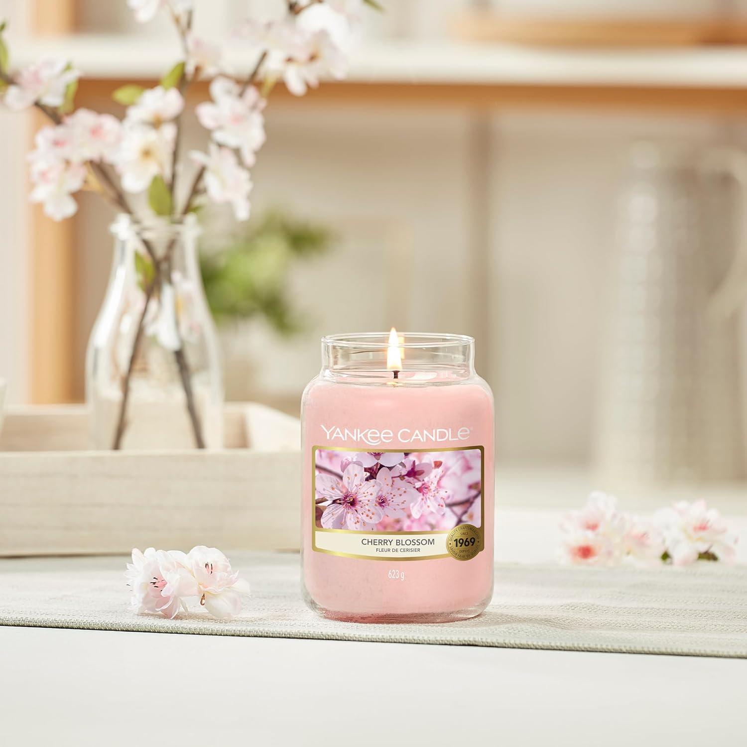 Detalle 2 de Yankee Candle Fleur de cerisier 150 h 🕯