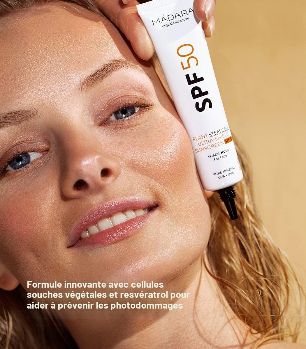 Thumbnail 3 de MÁDARA Creme Solaire Visage SPF50 — Émulsion Ultra-bouclier avec Cellules Souches Végétales (40 ml)