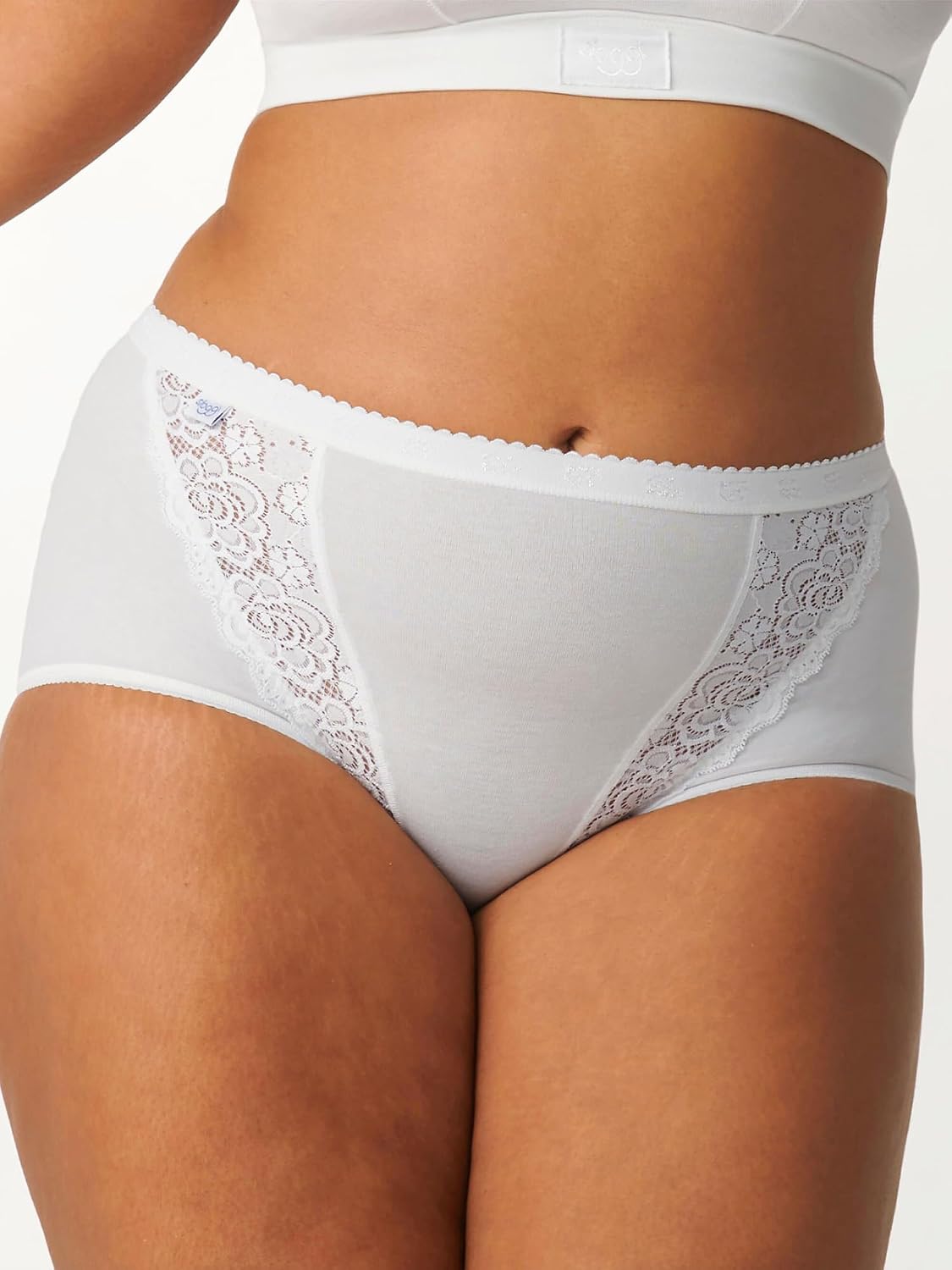Detalle de Sloggi Chic Maxi 4p Culotte Femme – Lot de 4