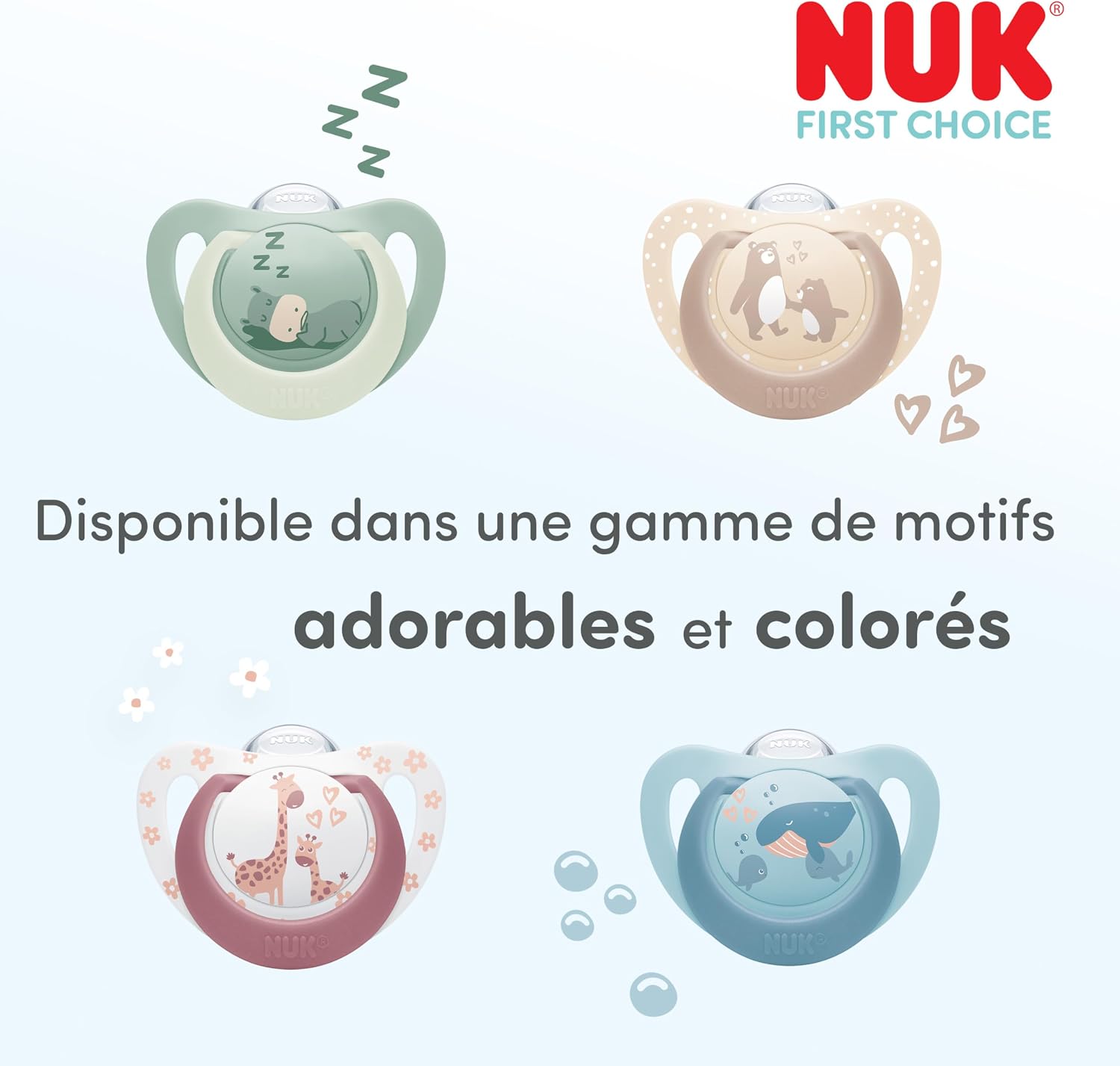 Detalle 2 de NUK First Choice Day & Night tétines 6-18 mois
