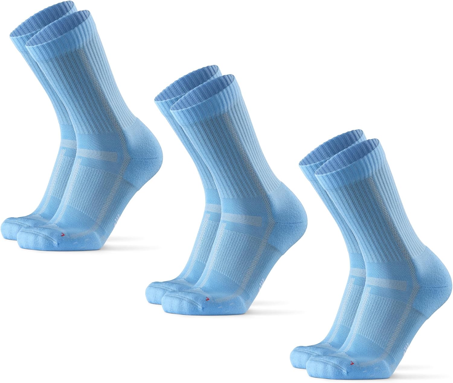 Detalle de DANISH ENDURANCE Chaussettes hautes de running longue distance (lot 3 ou 5) pour homme et femme