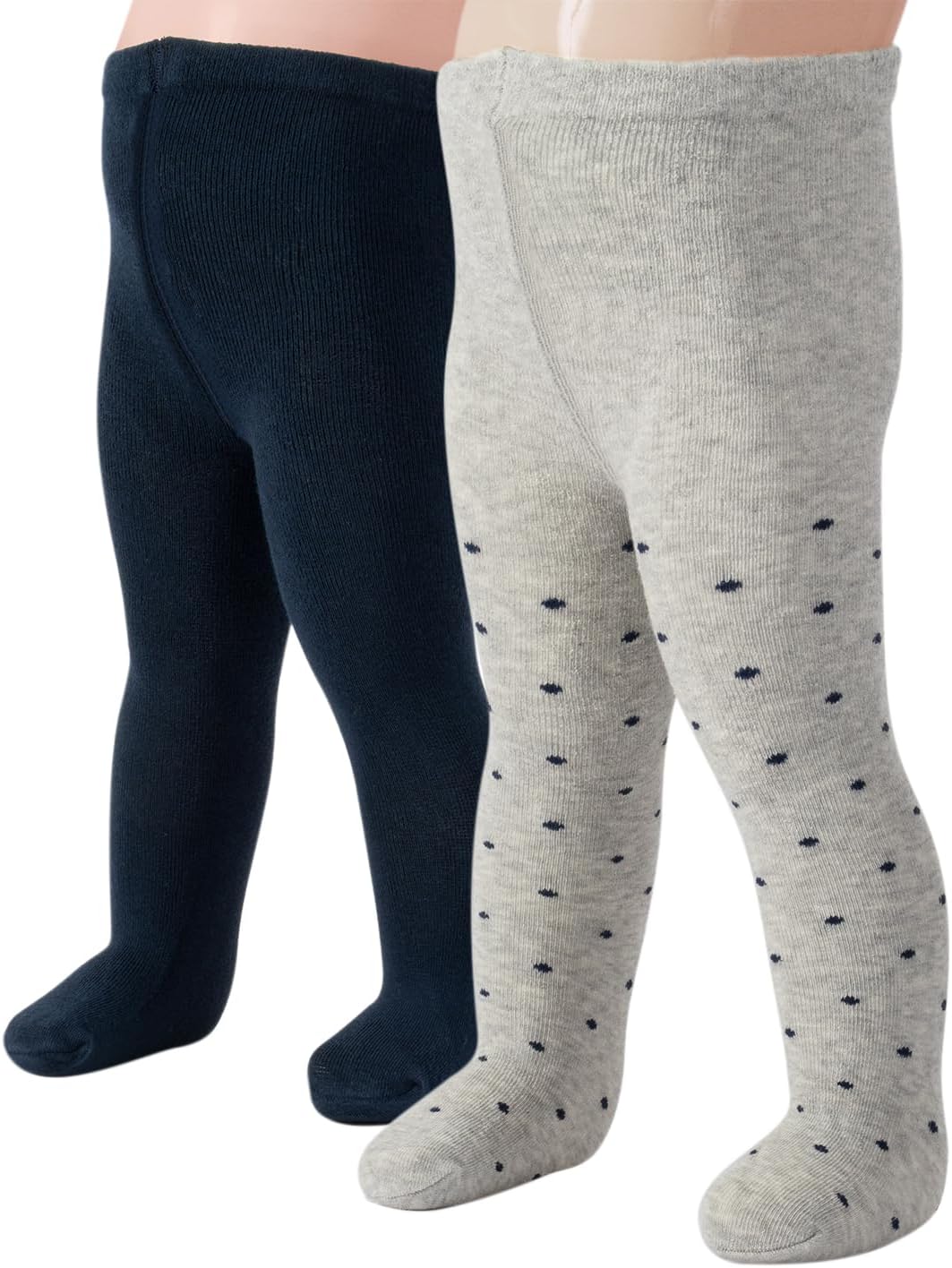 Thumbnail 5 de CALZITALY Pack 2 paires collants bébé coton gris rose bleu 200 DEN ⚙