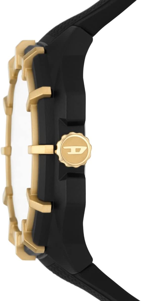 Detalle de Diesel Double Up Watch for Men – Montre homme noir, boîtier 51 mm