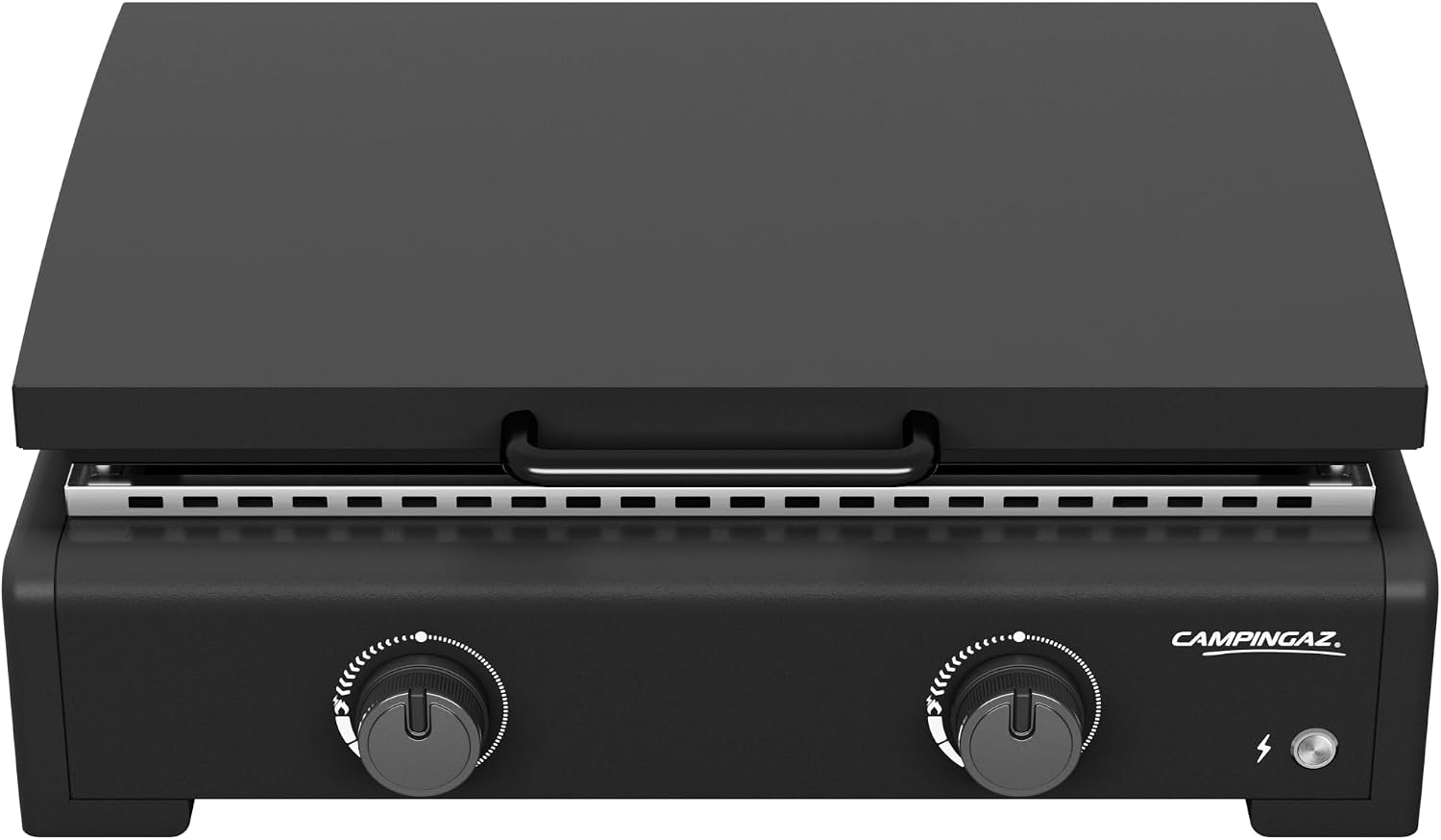 Detalle de Campingaz Plancha Othello 2 L – Plancha barbecue gaz à double brûleur 58 × 36 cm