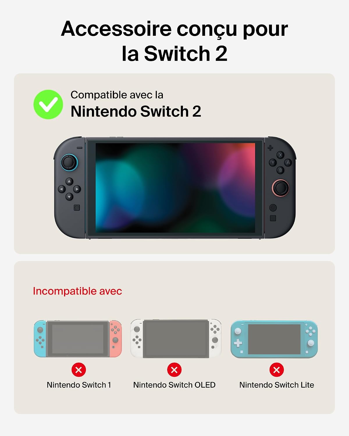 Detalle de Belkin Gaming Pochette pour Nintendo Switch 2 – Étui rigide léger avec compartiment AirTag et 12 emplacements pour cartes