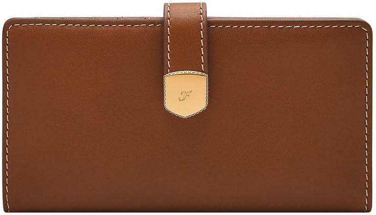 Thumbnail 6 de Fossil Lennox Leather Bifold Clutch Wallet pour Femmes
