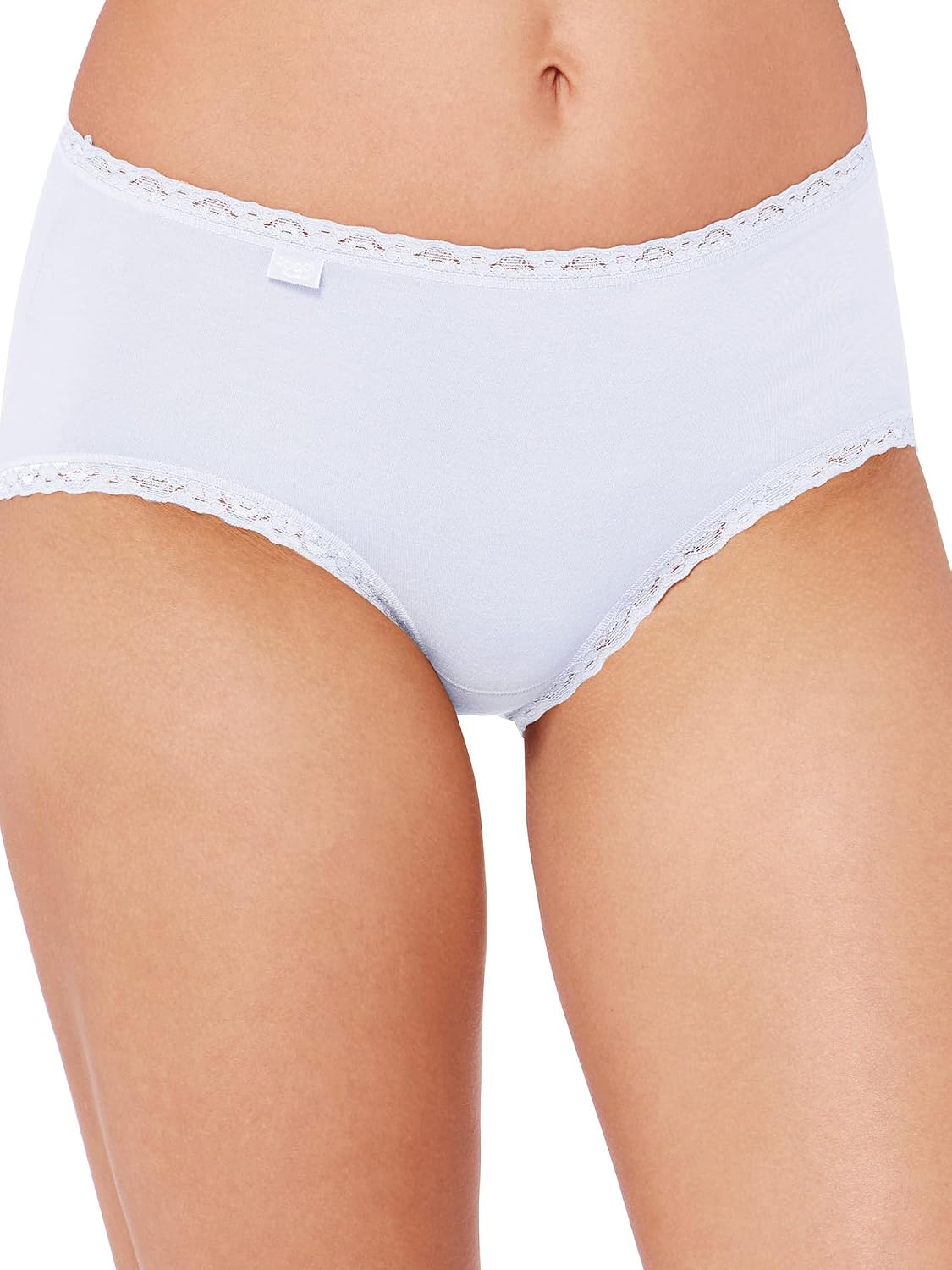 Detalle de Sloggi 24/7 Cotton Lace Midi C3p Bikini Femme – Lot de 3