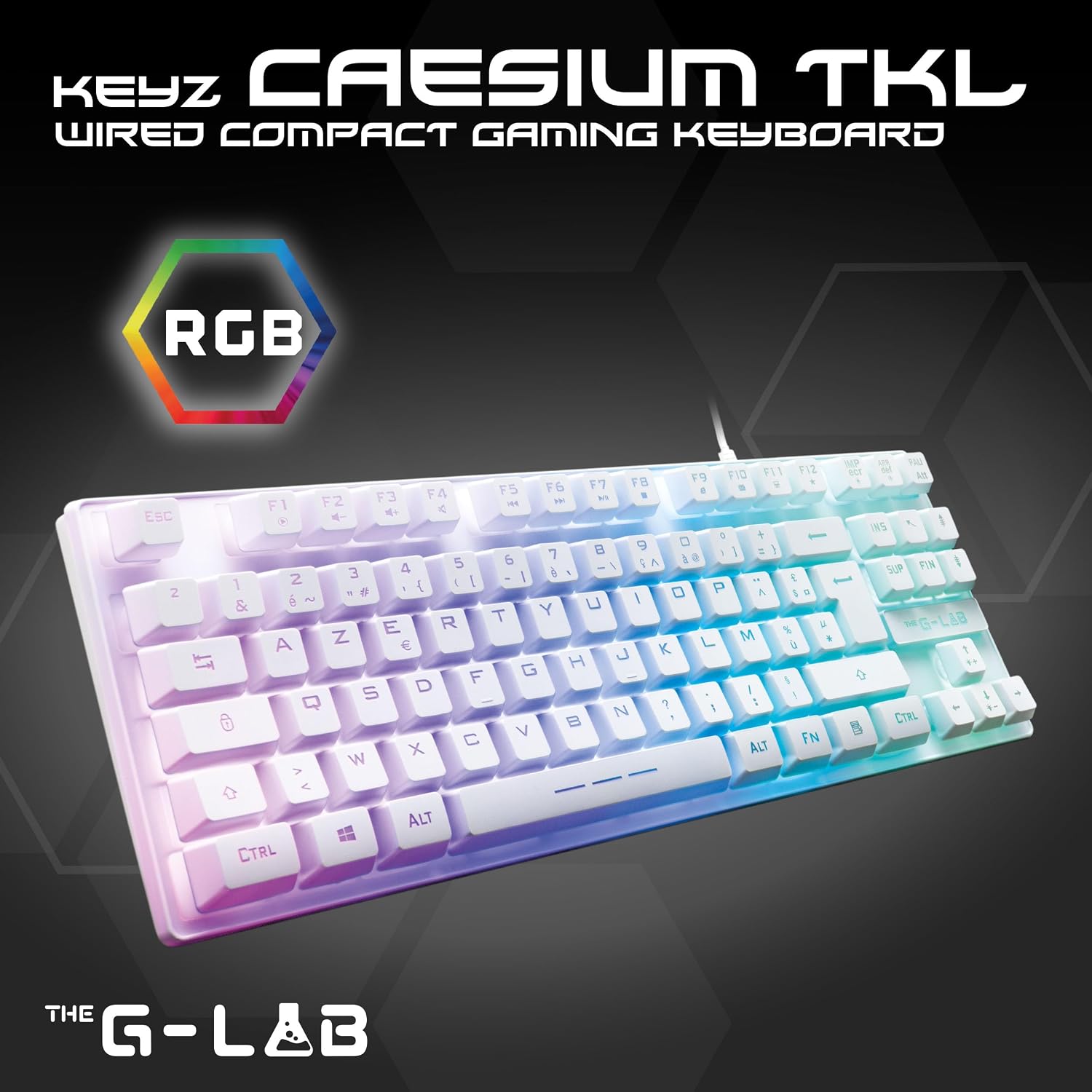 Detalle 2 de The G-Lab Keyz Caesium TKL RGB 8…
