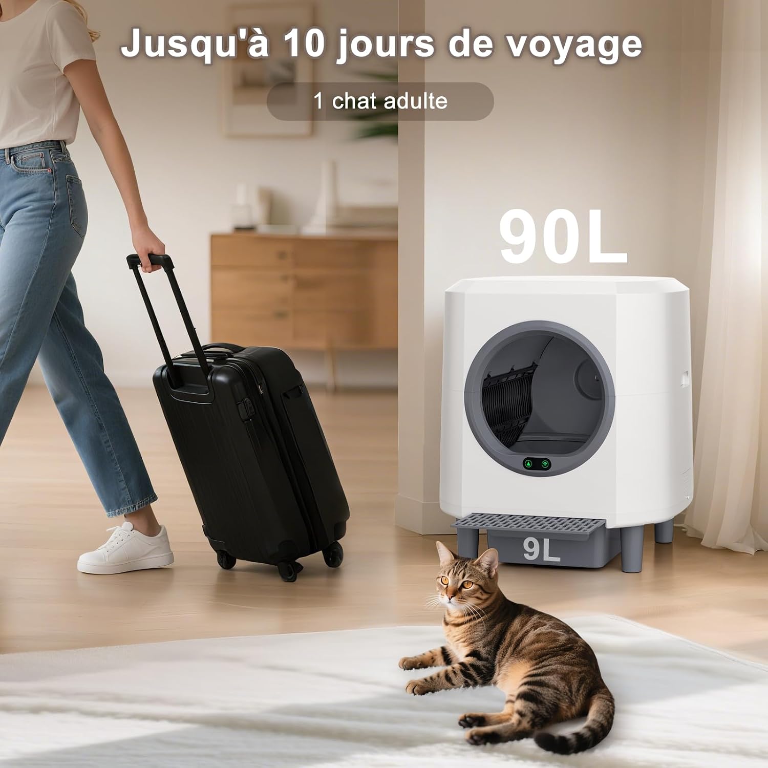 Thumbnail 5 de Ellenpent Litière autonettoyante 9 L 🐱