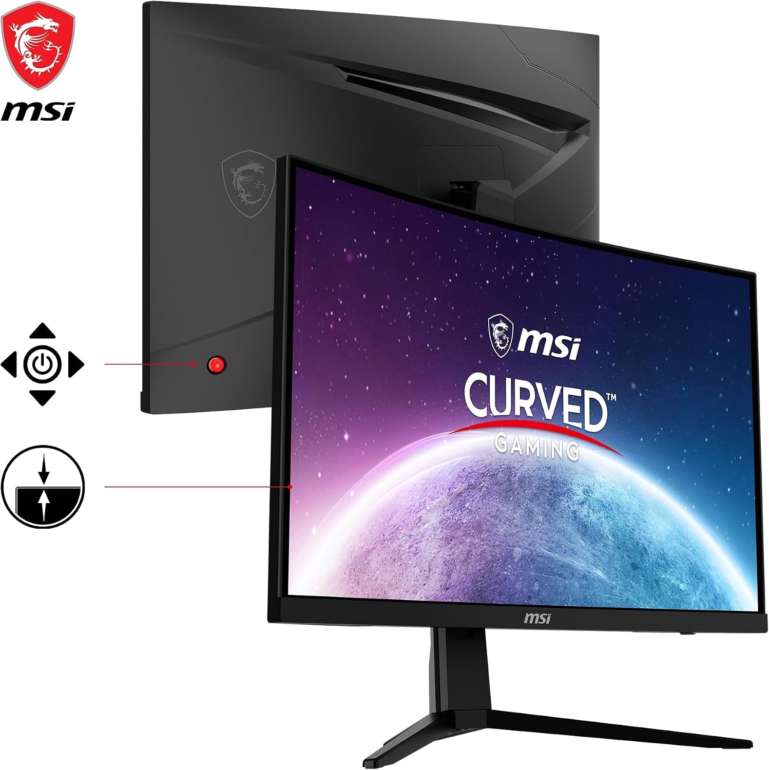 Thumbnail 4 de MSI G2422C écran Gaming incurvé 23,6" Full HD