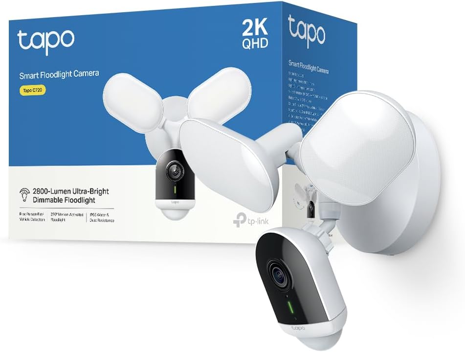 Detalle de Tapo C720 : caméra de surveillance extérieure WiFi 2K 4 MP avec projecteurs LED et détections IA