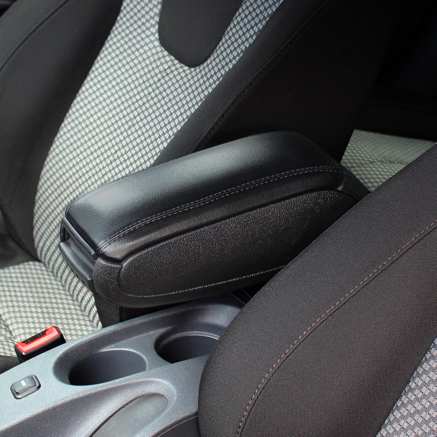 Detalle 2 de pro.tec Accoudoir central pour Hyundai i20 (2e génération) rembourré en noir