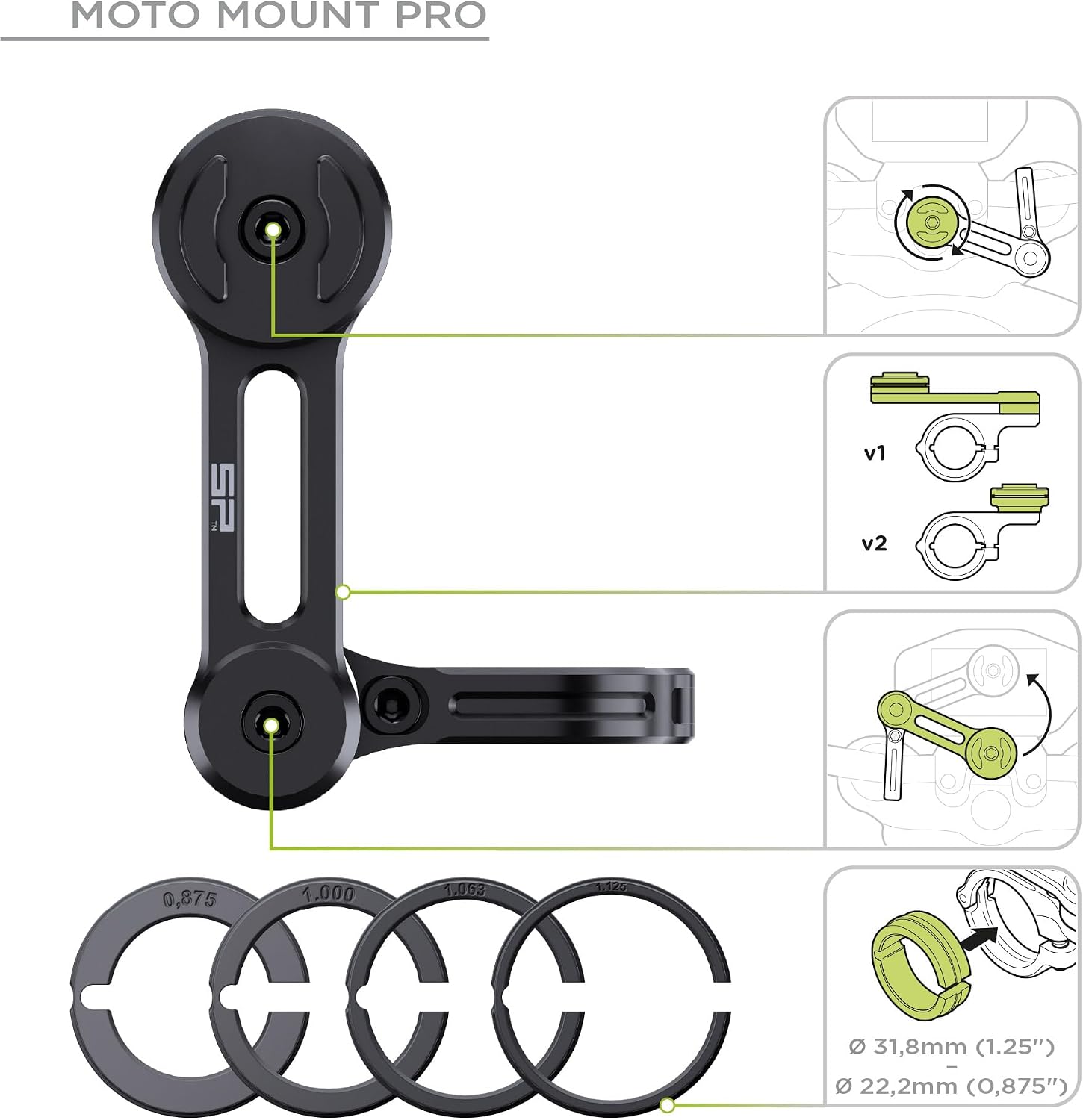 Thumbnail 4 de SP CONNECT Kit Support Moto 60% antivibration