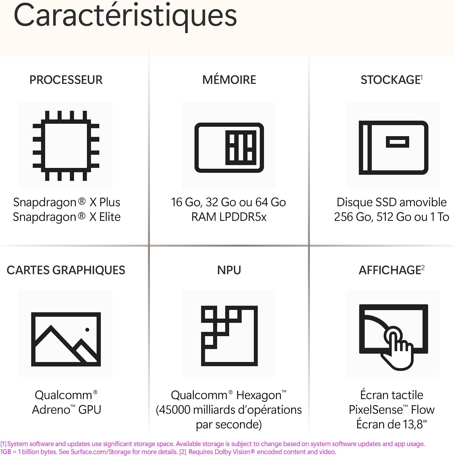 Detalle 2 de Microsoft Surface Laptop Copilot+ 13,8 pouces