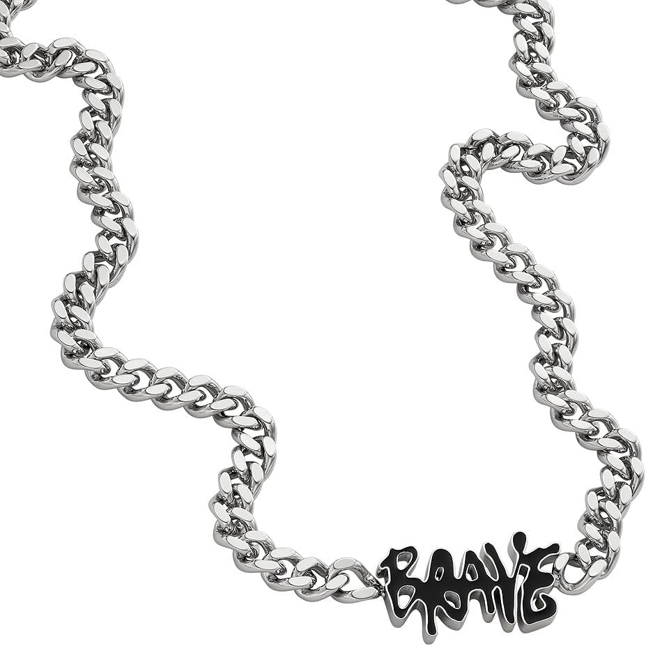 Thumbnail 6 de Diesel Collier pour homme en acier inoxydable bicolore à fermoir mousqueton – 2 tons