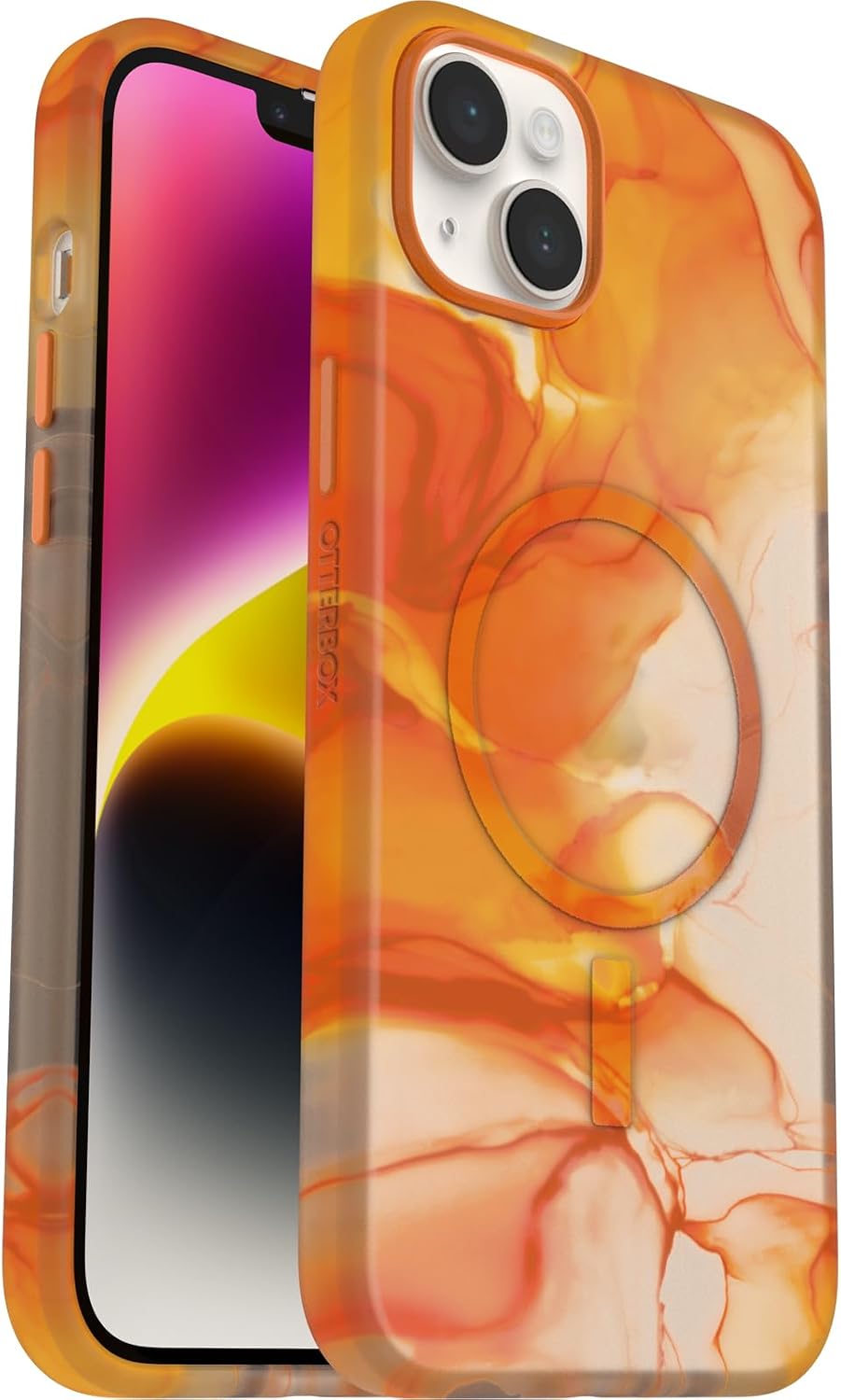 Detalle de OtterBox Slim & Sturdy pour iPhone 14 Plus Orange