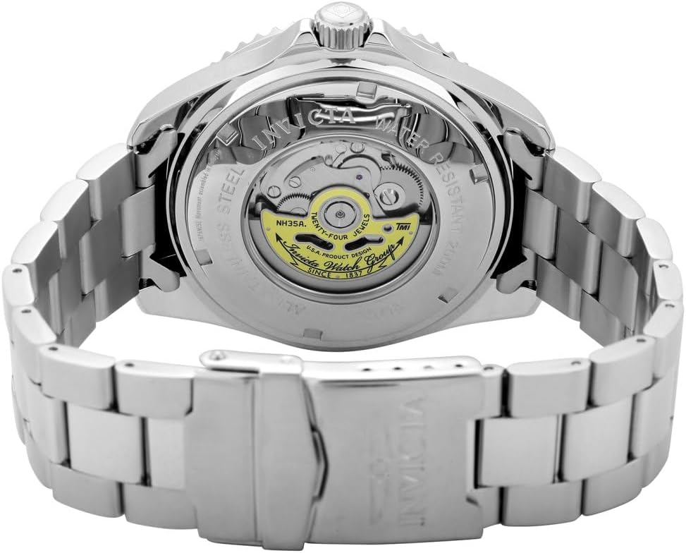 Detalle de Invicta Pro Diver 35718 – montre homme à mouvement automatique en acier inoxydable, cadran bleu (47 mm)