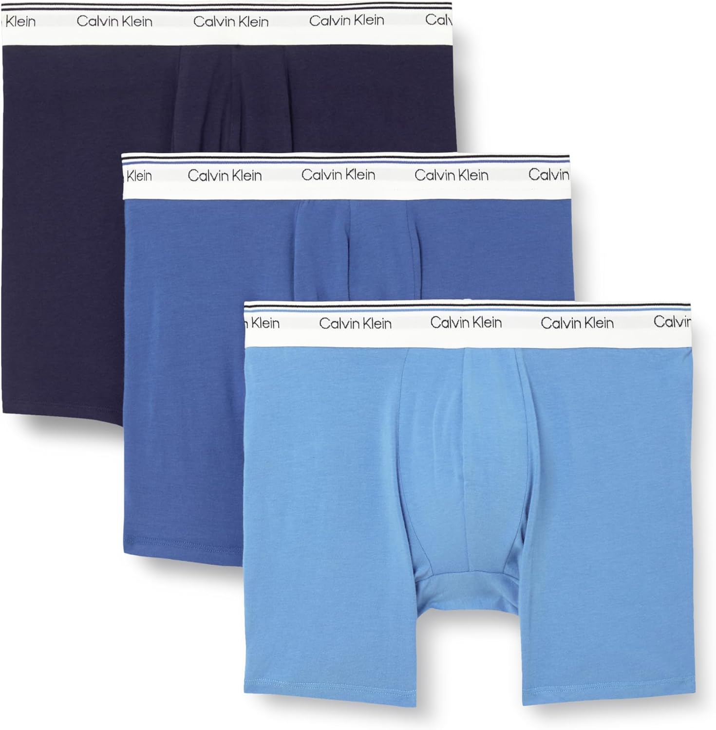 Imagen de Calvin Klein Boxers Longs Lot de 3 Homme Balance avec Ceinture Emblématique en OfertitasTOP