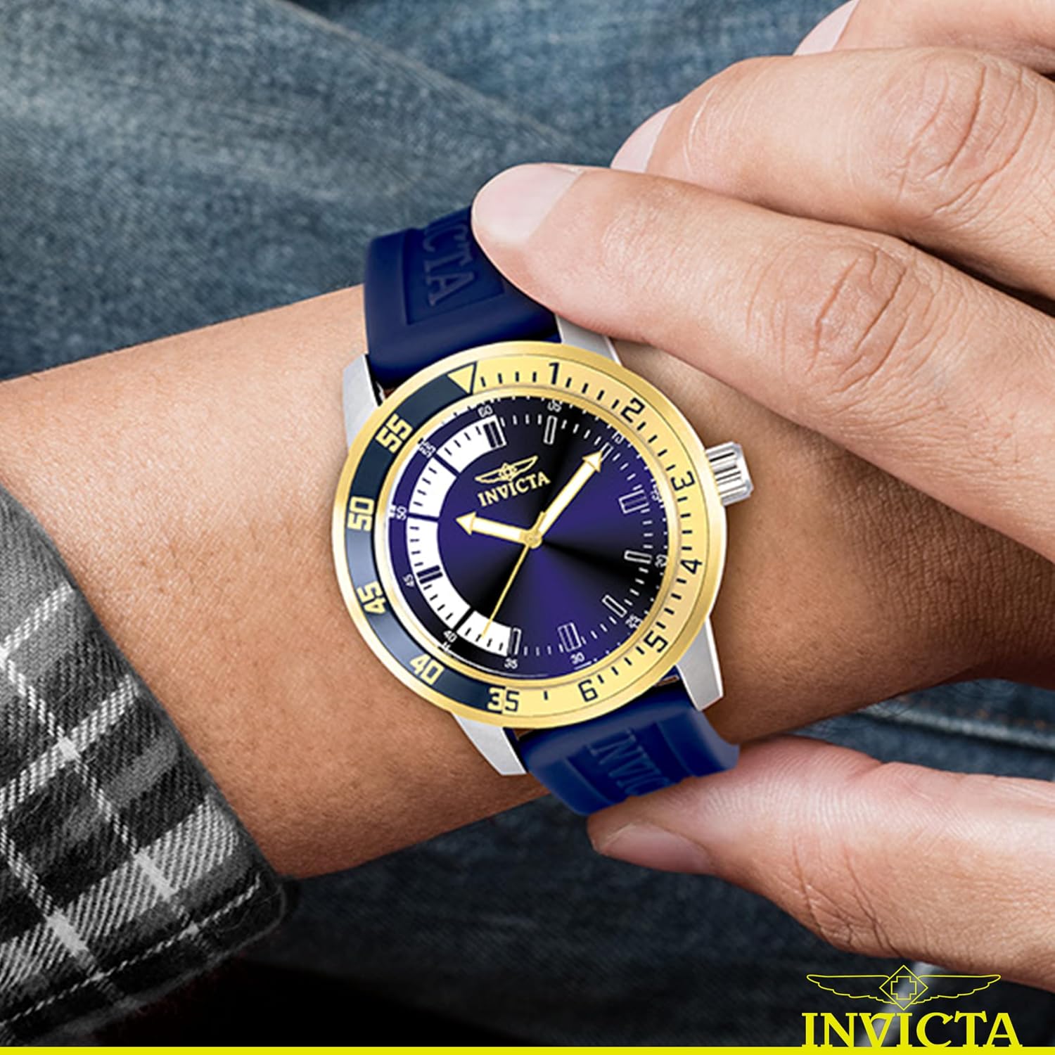 Detalle de Invicta Specialty Montre Homme Mouvement Quartz – Acier inoxydable, 45 mm