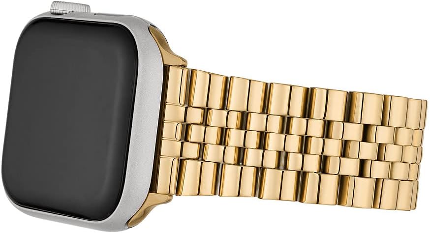 Detalle de Bracelet Michael Kors en acier inoxydable pour hommes, compatible Apple Watch 42/44/45/46/49 mm