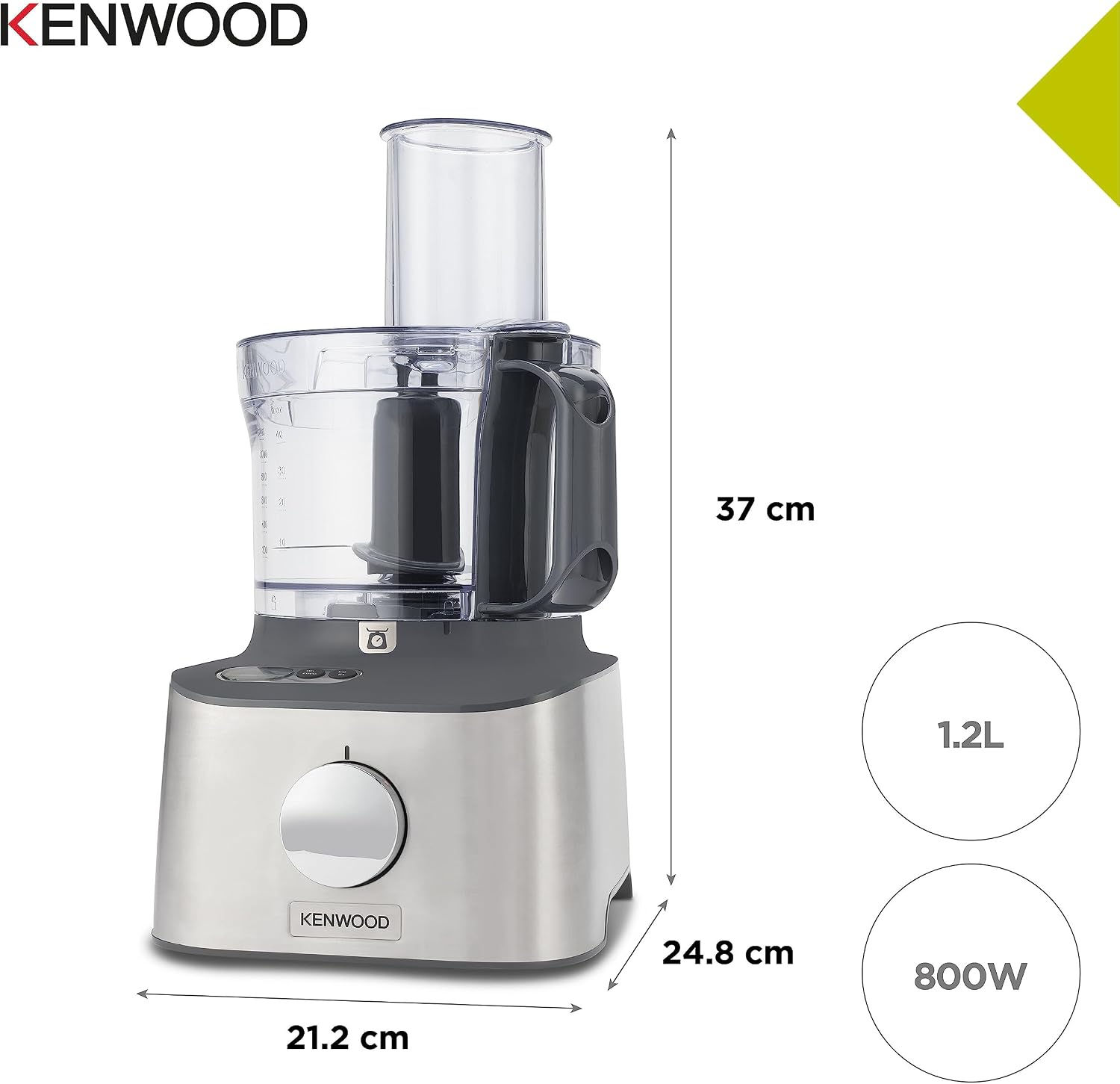 Detalle de kenwood Multipro Compact+ robot de cuisine 800 W