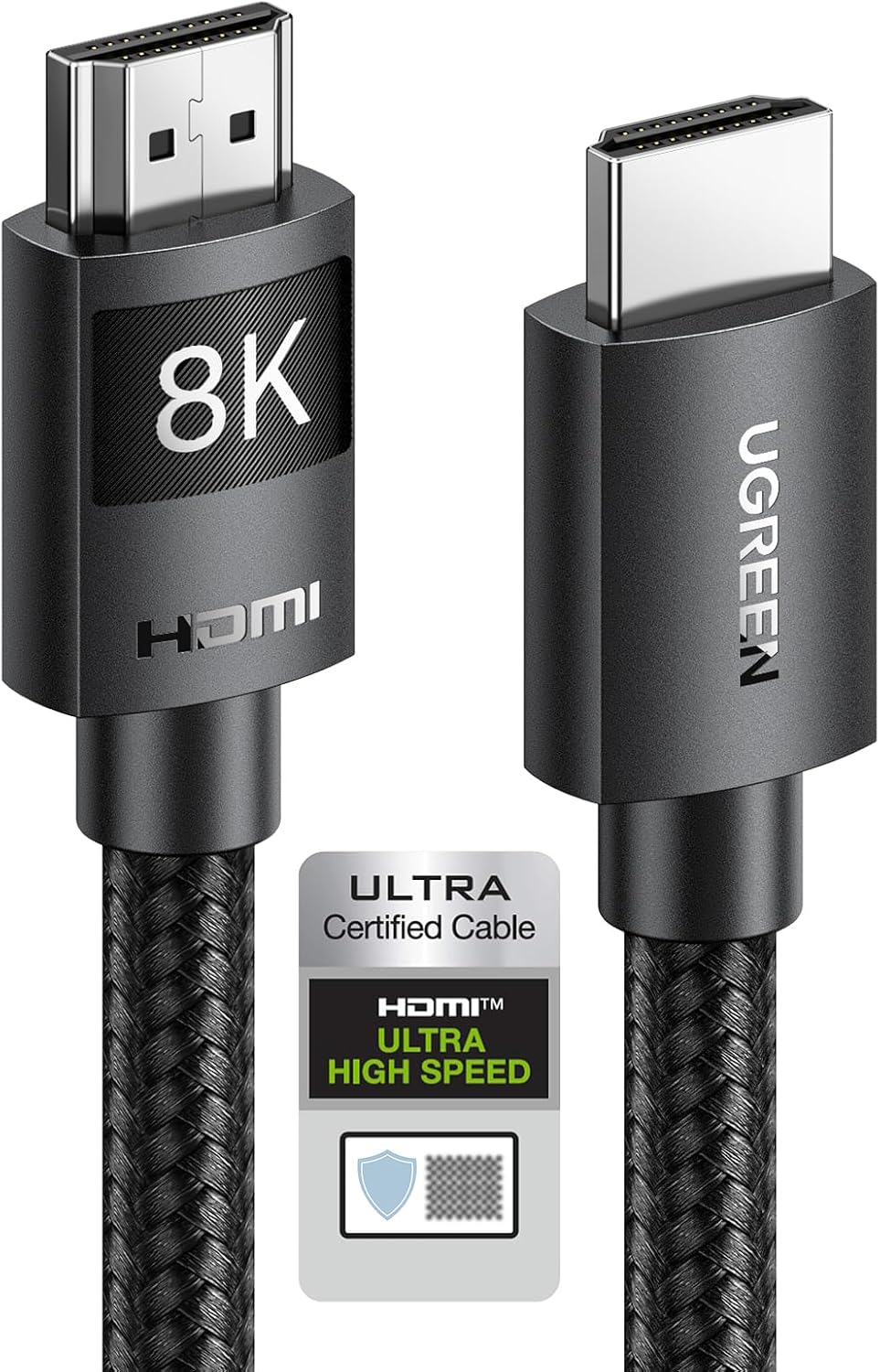 Detalle de UGREEN HDMI 2.1 câble 1M 48Gbps pour TV