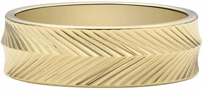 Detalle de FOSSIL — Bagues en acier inoxydable doré pour femme, taille 17
