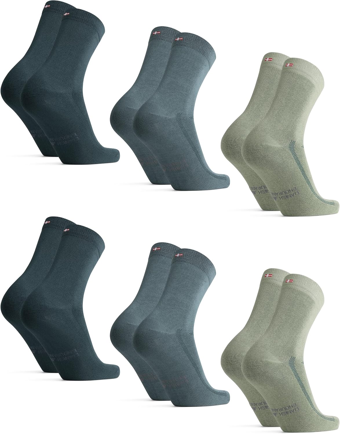 Thumbnail 6 de DANISH ENDURANCE Chaussettes bambou 6 paires