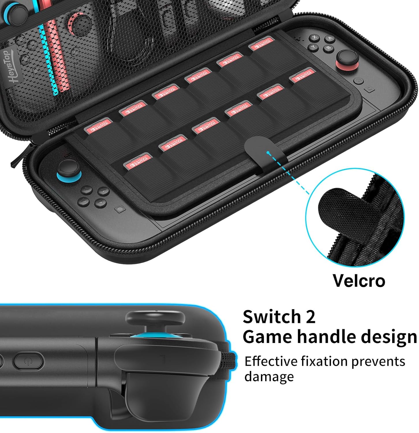 Thumbnail 4 de HEYSTOP Étui pour Nintendo Switch 2 – housse rigide