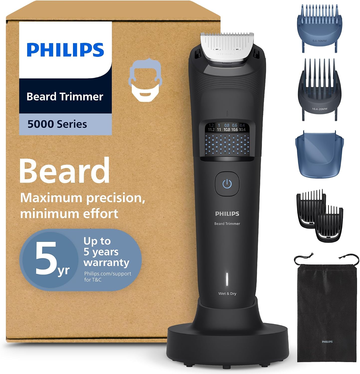 Detalle de Philips BT5785/30, tondeuse à barbe 5000 ⚙
