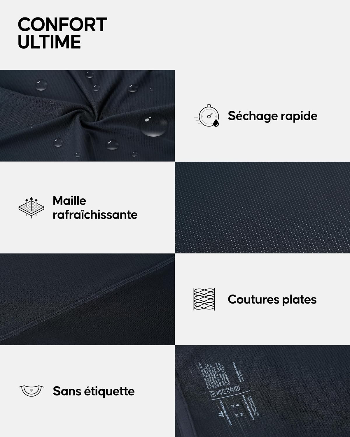 Detalle 2 de DANISH ENDURANCE T-shirt technique respirant