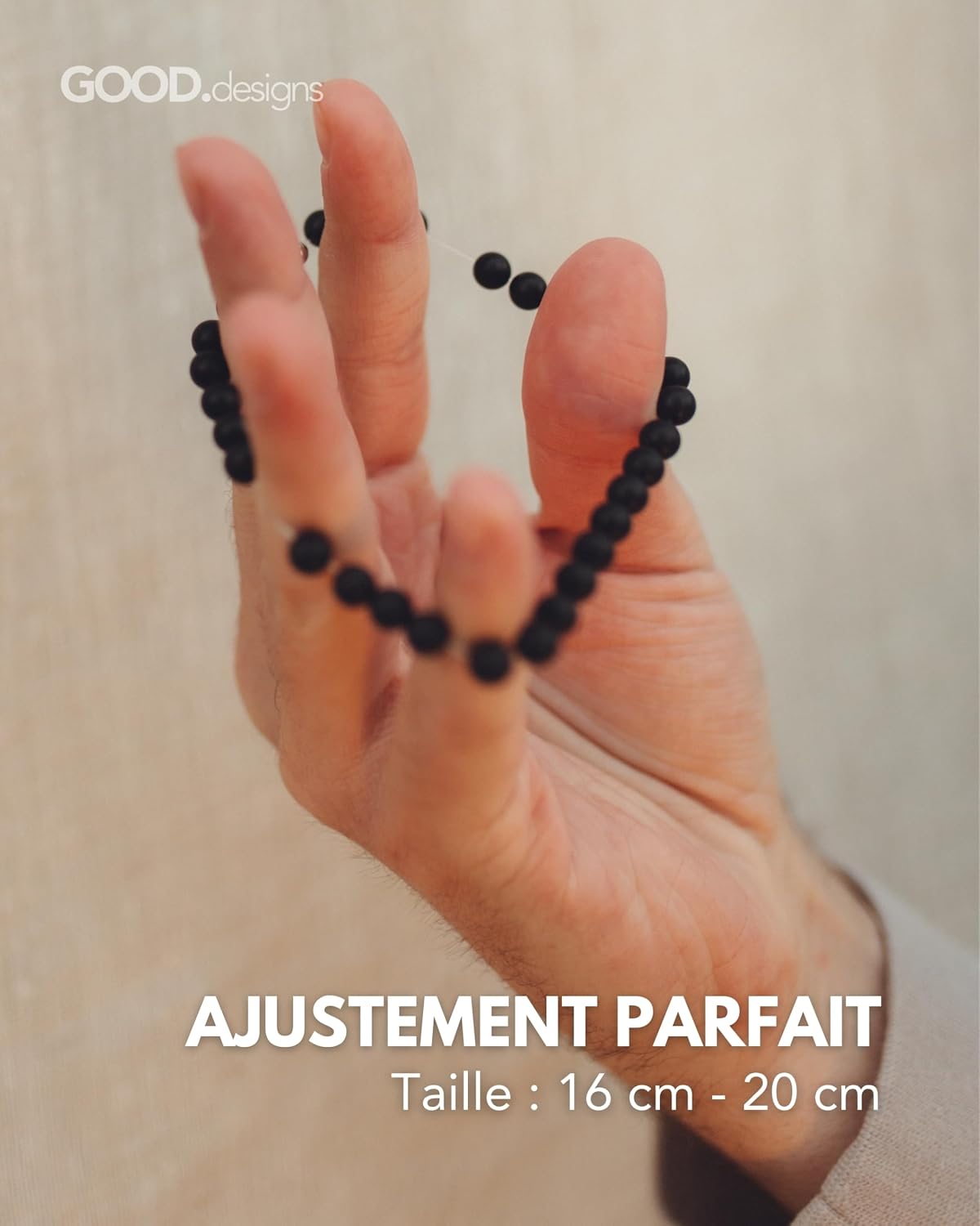 Detalle de GD GOOD.designs EST. 2015 Bracelet perles 6mm