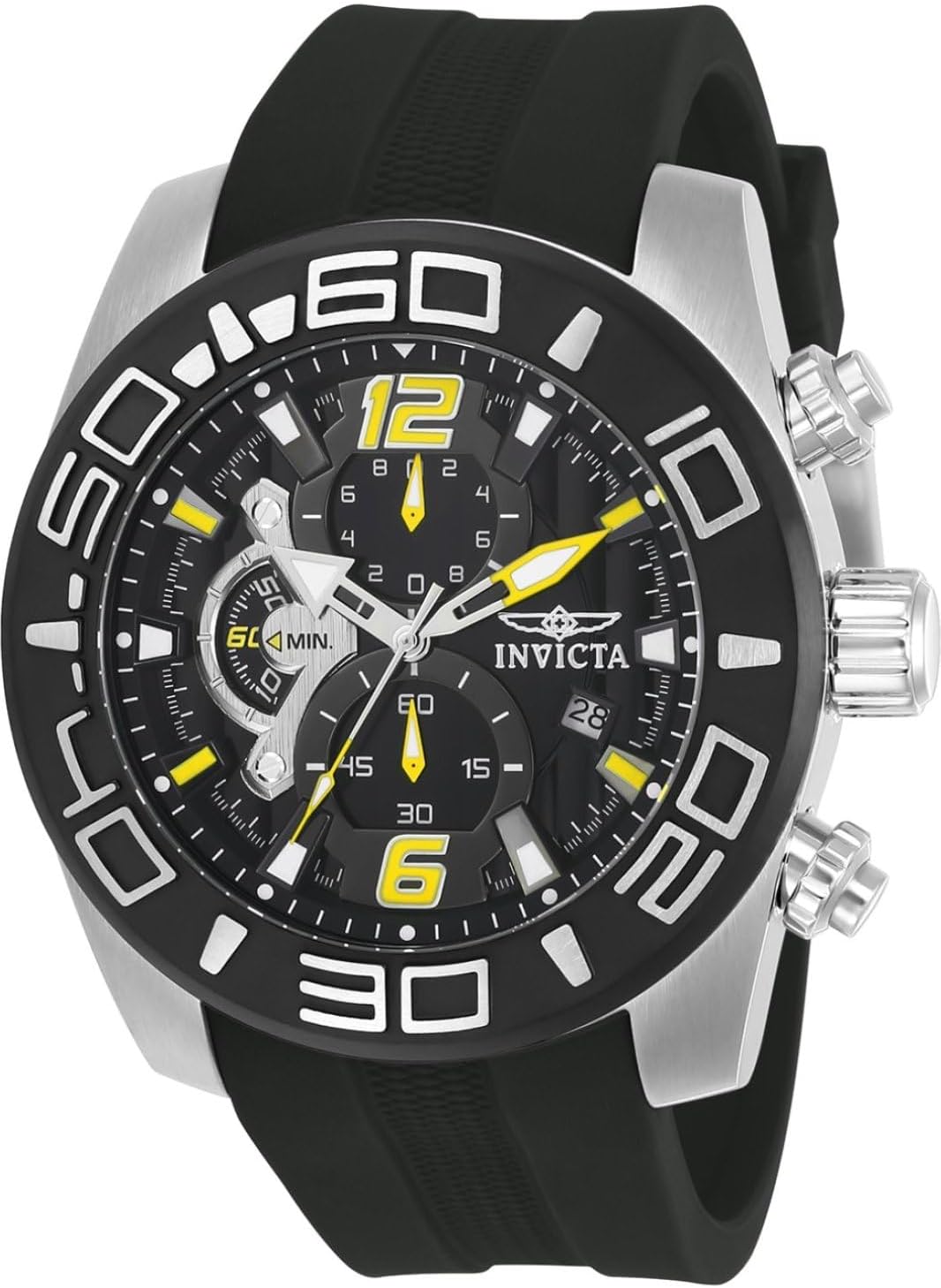 Detalle de Invicta Pro Diver 22812 pour homme – montre acier inox 50 mm, cadran bleu, mouvement à quartz