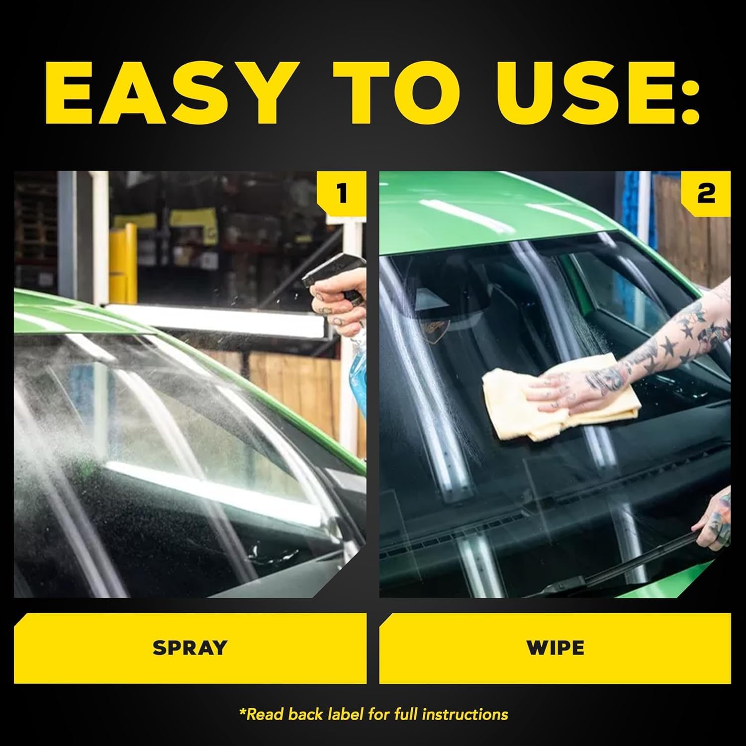 Detalle de Meguiar’s G8216F Nettoyant vitres Clarté Parfaite : anti-buée et nettoyage sans traces