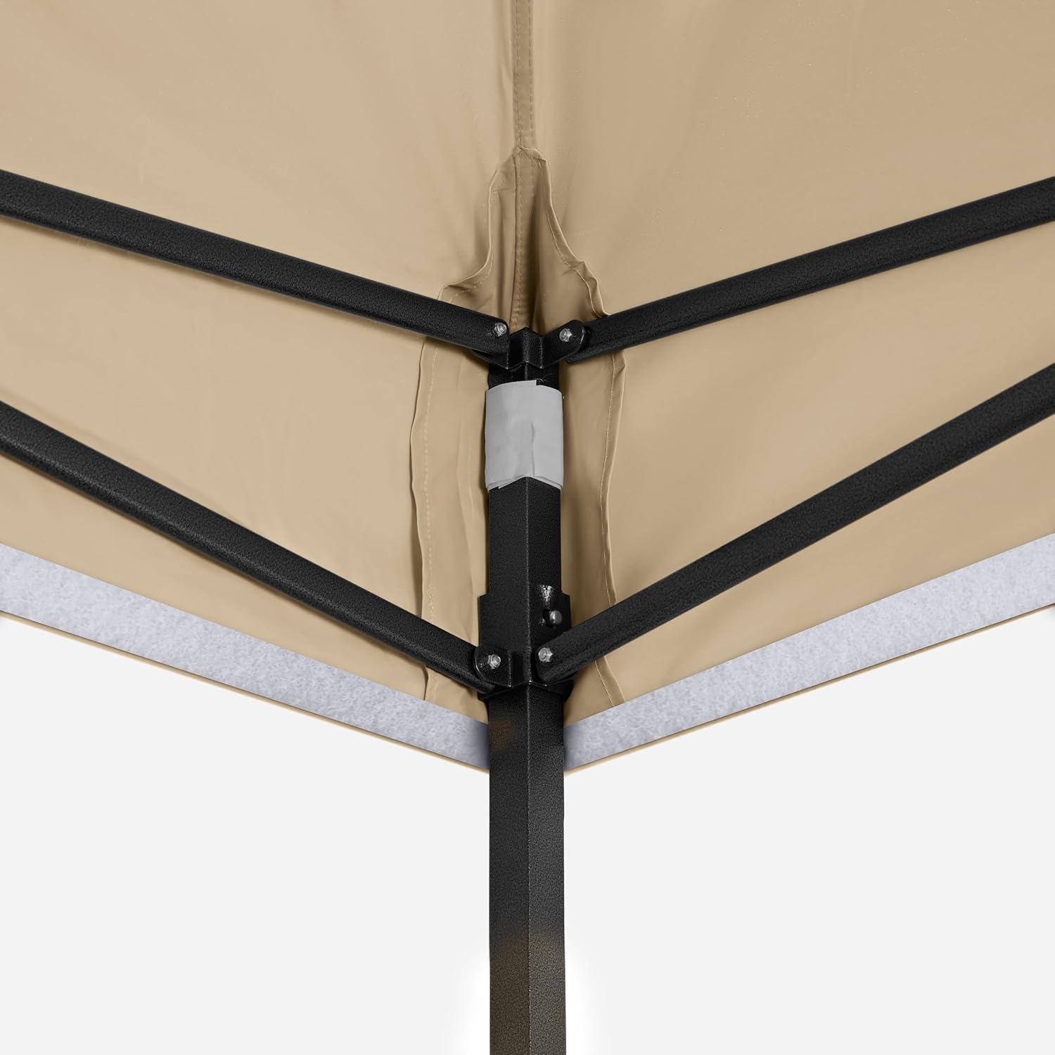 Detalle de All Seasons Gazebos Tonnelle Pliante 3x3m — Beige, tout en matériau robuste et étanche