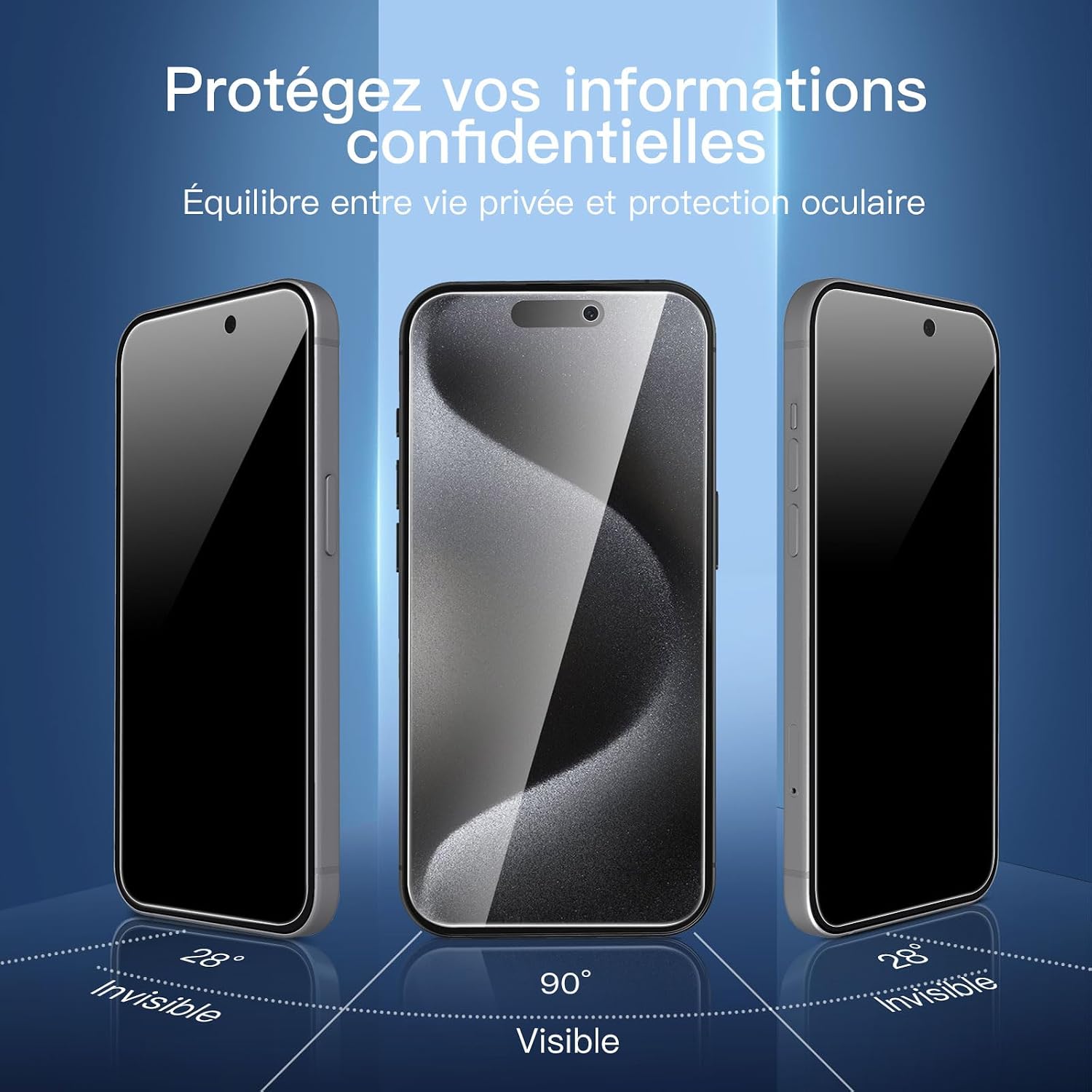 Detalle 2 de NEW'C iPhone 15 Pro Verre trempé 6,1"