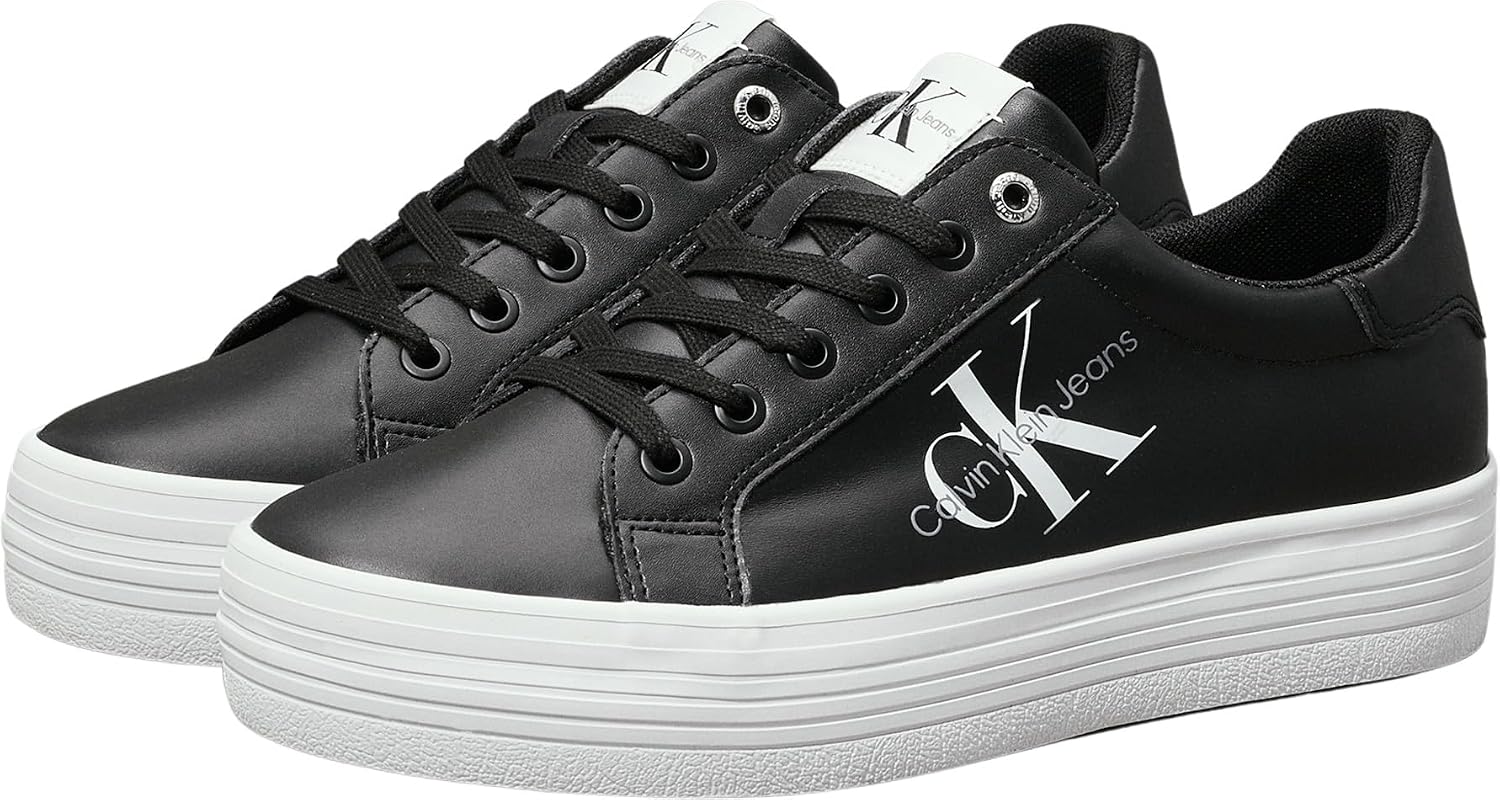 Detalle 2 de Calvin Klein Baskets vulcanisées femme à plateforme Vulcanisées Flatform Lace-up