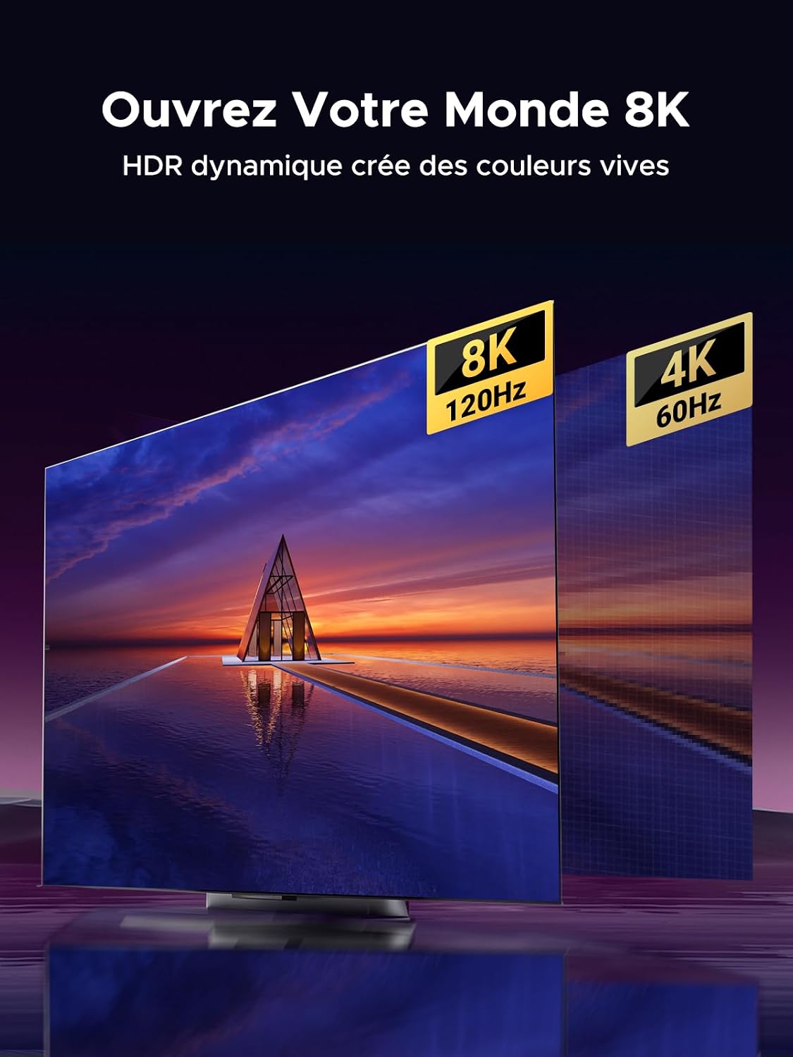 Detalle 2 de UGREEN Rallonge HDMI 2.1 8K 60Hz