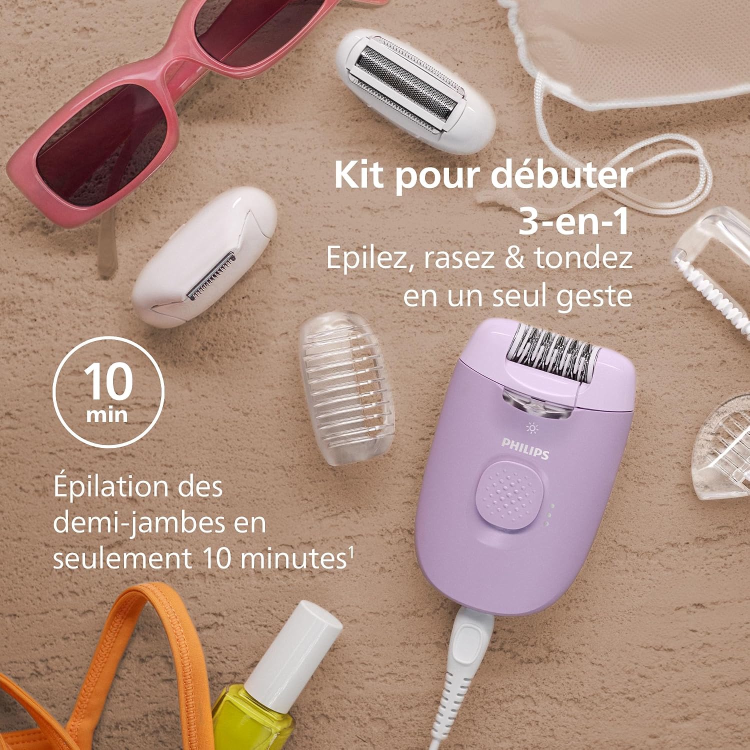 Thumbnail 6 de Philips épilateur série 4000 BRE257/00 – 3-en-1 filaire pour corps et maillot