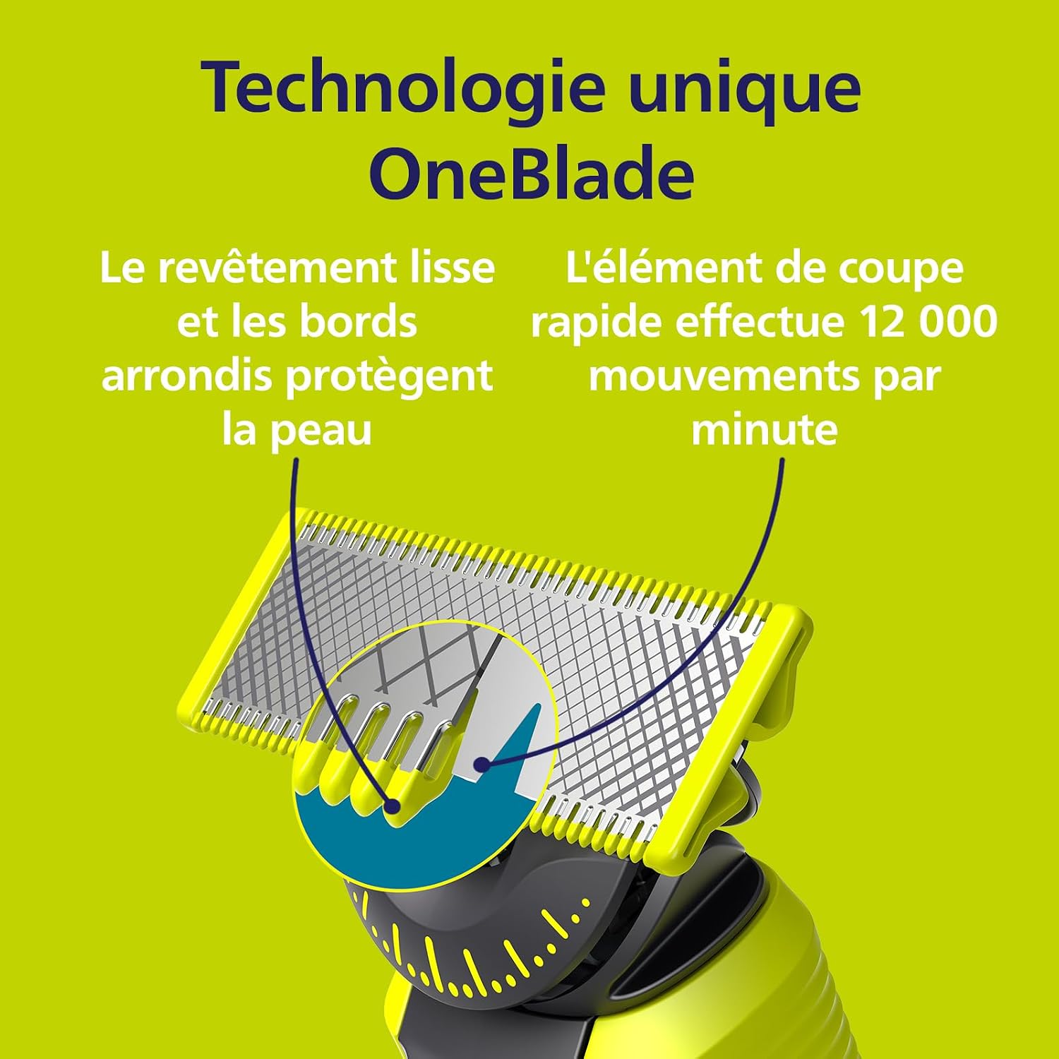 Thumbnail 4 de Philips OneBlade QP250/50 lames de rechange 5 pièces
