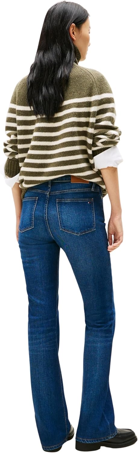 Detalle 2 de Jean femme New Doreen Bootcut Mid-Taille – Tommy Hilfiger