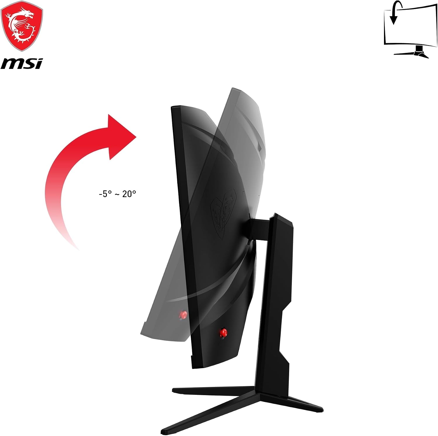 Thumbnail 6 de MSI G2422C écran Gaming incurvé 23,6" Full HD