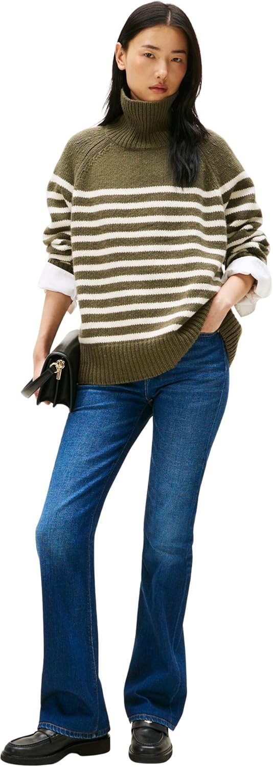 Detalle 2 de Jean femme New Doreen Bootcut Mid-Taille – Tommy Hilfiger