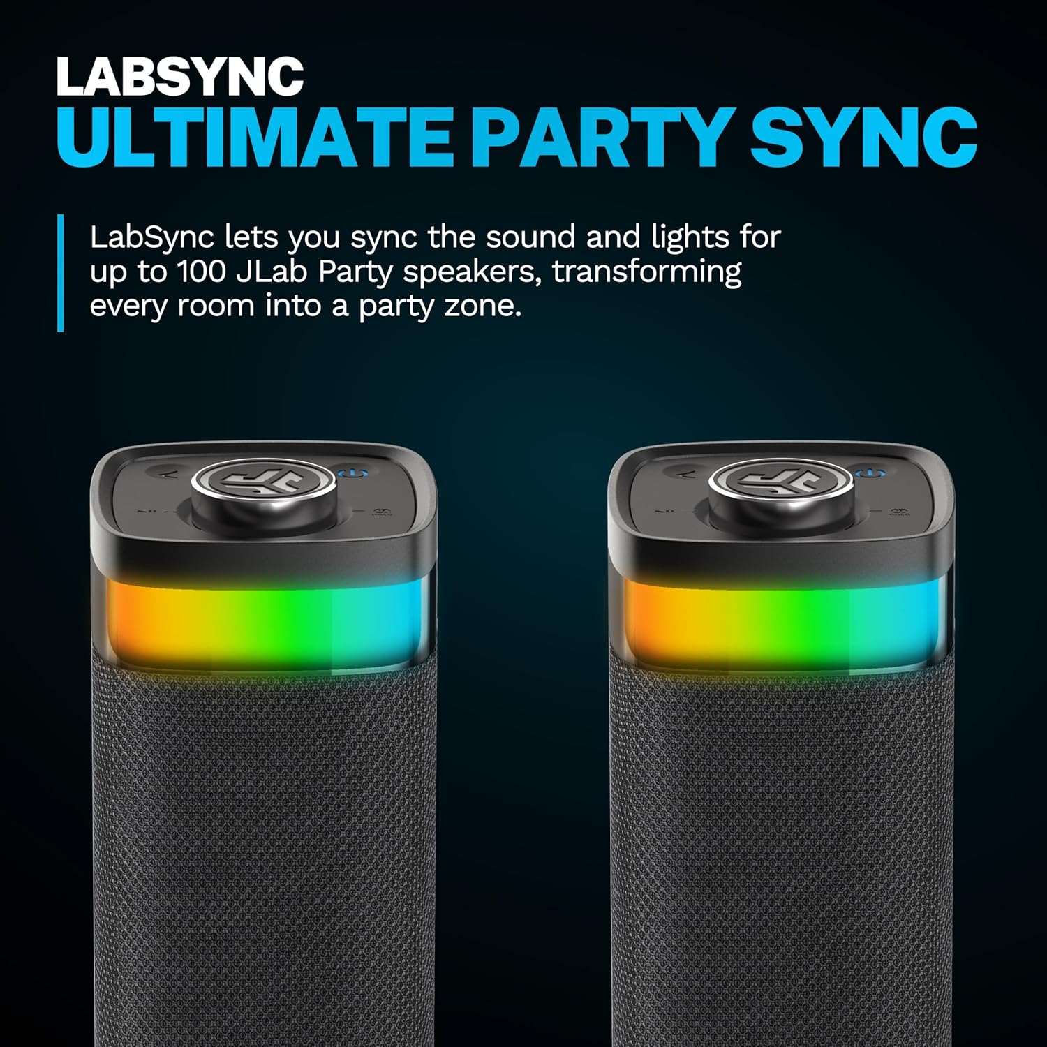 Detalle 2 de JLab JBuds Party enceinte Bluetooth avec 30 W ⚡