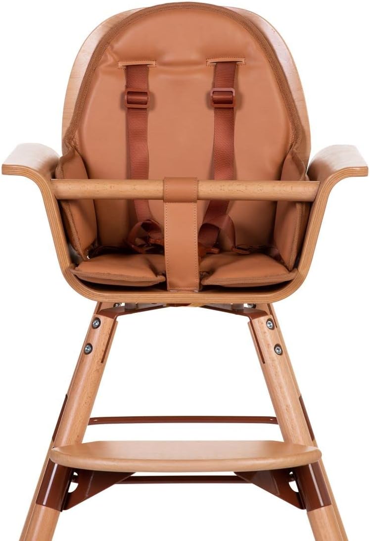Detalle de CHILDHOME Coussin réducteur effet cuir pour chaise haute Evolu et Evowood, Nude