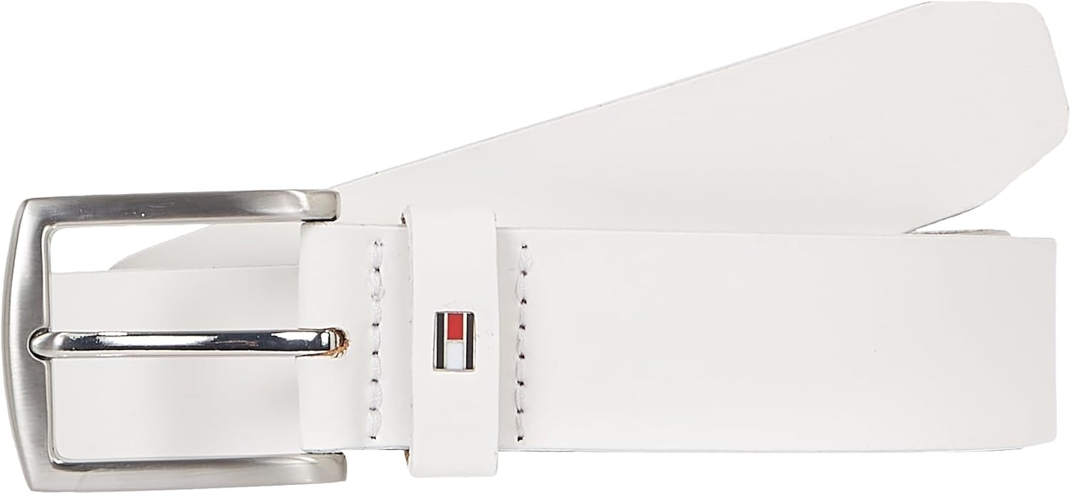 Detalle de Tommy Hilfiger Ceinture Homme New Denton 3,5 cm en Cuir