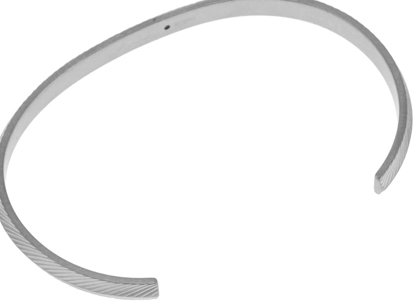 Detalle 2 de Fossil bracelet homme en acier inoxydable avec boucle ouverte